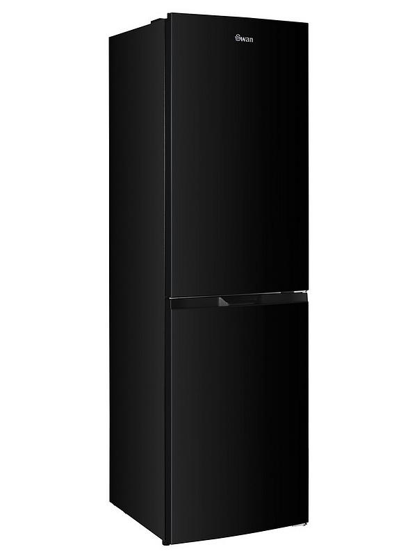Swan SR156120B 55cm Wide, Total No Frost, 50/50 split Fridge Freezer - Black - Image 2